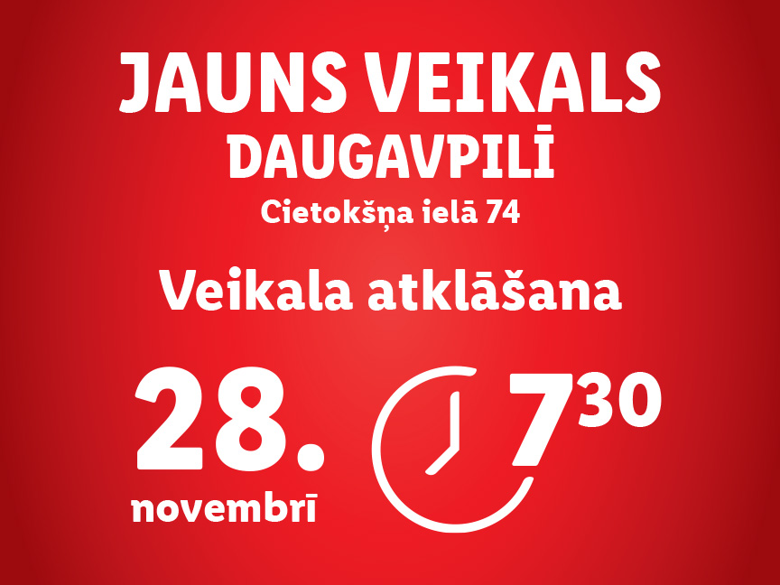 Jauns veikals Daugavpilī!